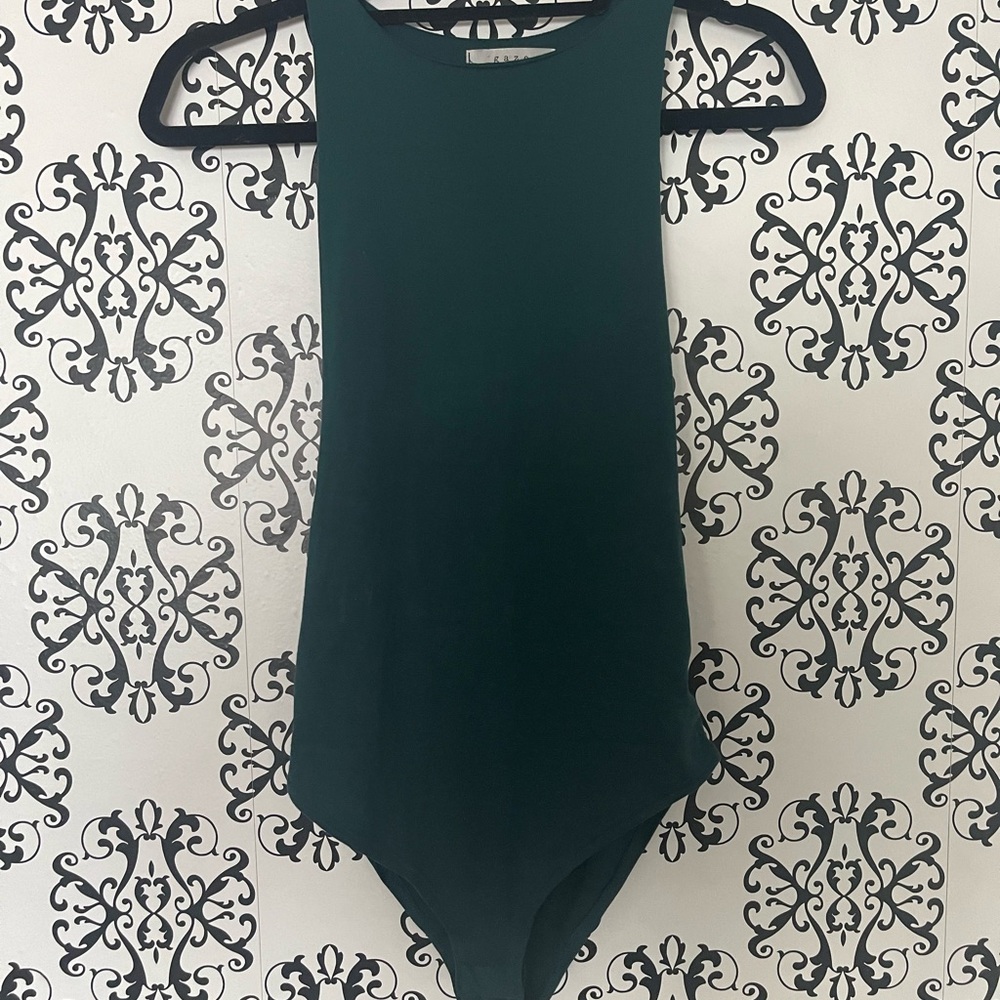 Gaze Green Bodysuit - Size Small